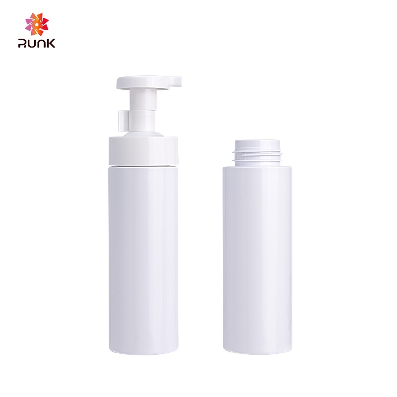 Custom 350ml facial cleanser pump bottle