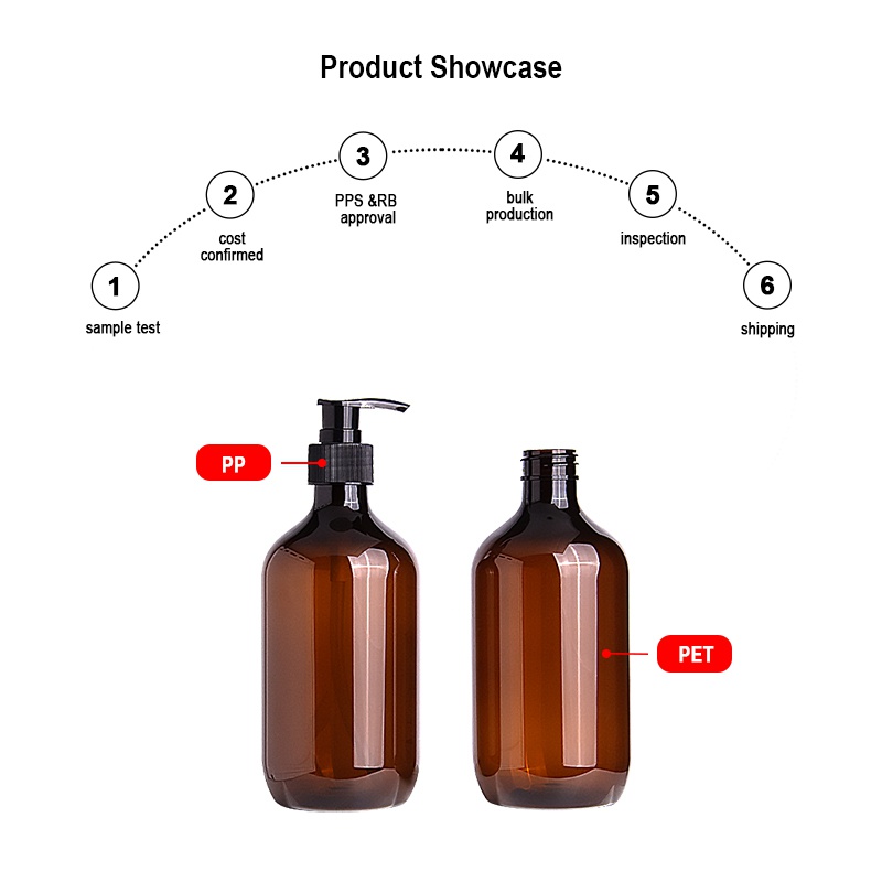 500ml PET Flip Top Shower Gel Bottle 