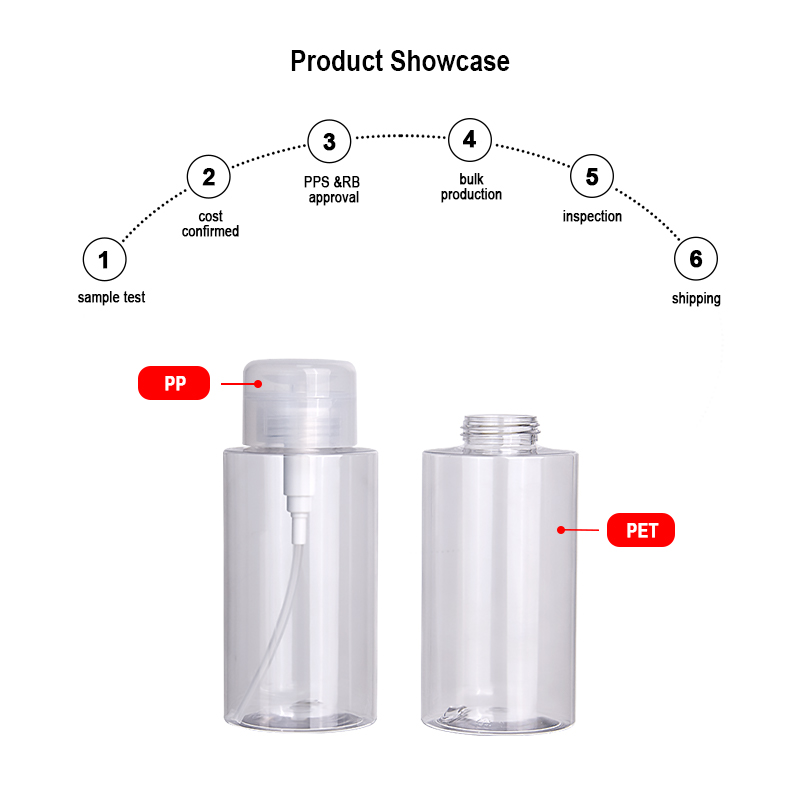 300ml makeup remover bottle Product Showcase