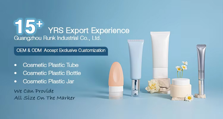 Runk cosmetic packaging tube Runk cosmetic packaging tube